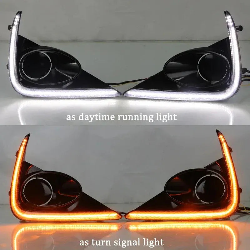 Toyota Corolla X DRL Car Fog Lamp – Stylish and Functional Daytime Running Lights with Fog Lamp
