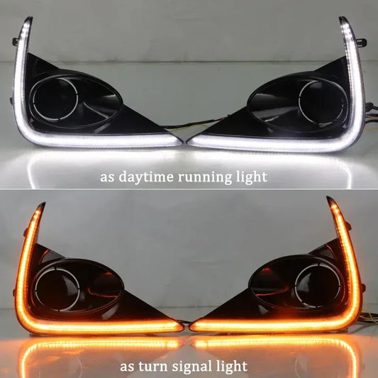 Toyota Corolla X DRL Car Fog Lamp – Stylish and Functional Daytime Running Lights with Fog Lamp
