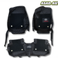 Toyota Cross 11D Floor Mats – Mix Thread Black with Black Grass (2023–2024)