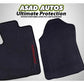 Toyota Fortuner 2014-2021 Latex PVC Car Floor Mats, featuring a custom fit, durable waterproof design, and all-weather protection for enhanced interior cleanliness.