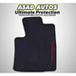 Toyota Fortuner 2014-2021 Latex PVC Car Floor Mats, featuring a custom fit, durable waterproof design, and all-weather protection for enhanced interior cleanliness.