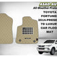 Toyota Fortuner 2014–Present 7D Luxury Car Floor Mats – Premium Full-Coverage Interior Protection