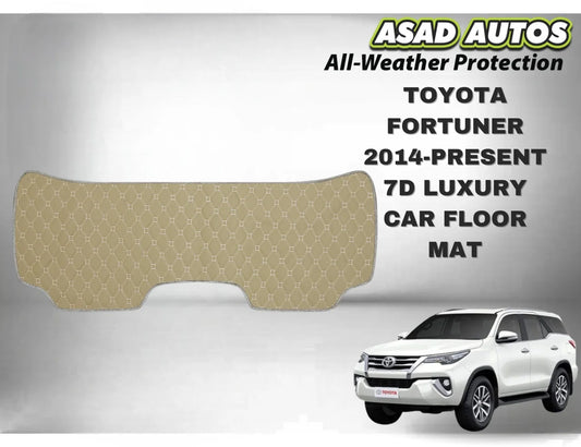 Toyota Fortuner 2014–Present 7D Luxury Car Floor Mats – Premium Full-Coverage Interior Protection