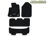 Toyota Fortuner 2017–Present Premium Carpet Car Floor Mats – Custom Fit | Elegant Texture | Anti-Slip Backing