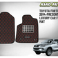 Toyota Fortuner 7D Luxury Car Floor Mat – Custom Fit, Waterproof & Premium Quality

