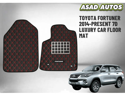 Toyota Fortuner 7D Luxury Car Floor Mat – Custom Fit, Waterproof & Premium Quality
