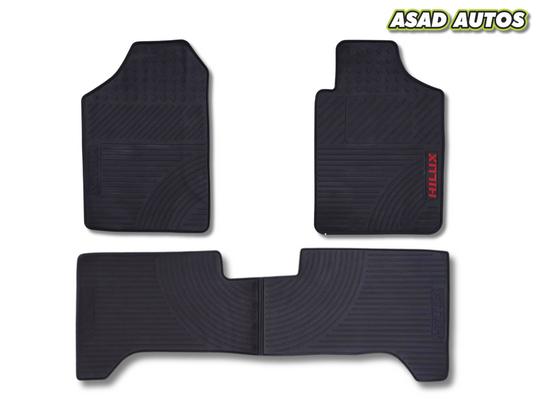 Toyota Hilux 2014-2021 Latex Floor Mats – Durable, Custom Fit & Easy to Clean