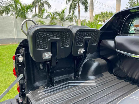 Toyota Hilux Revo 2015–2025 Rear Trunk SUV Seats – Foldable & Heavy-Duty