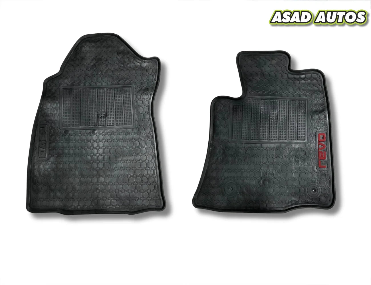 Toyota Hilux Revo 2021-2025 Premium Latex Rubber Floor Mats – Custom Fit & Waterproof