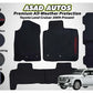 Toyota Land Cruiser 2009-Present Rubber Latex Car Floor Mats, providing premium all-weather protection, durability, and a custom-fit design for enhanced interior cleanliness.