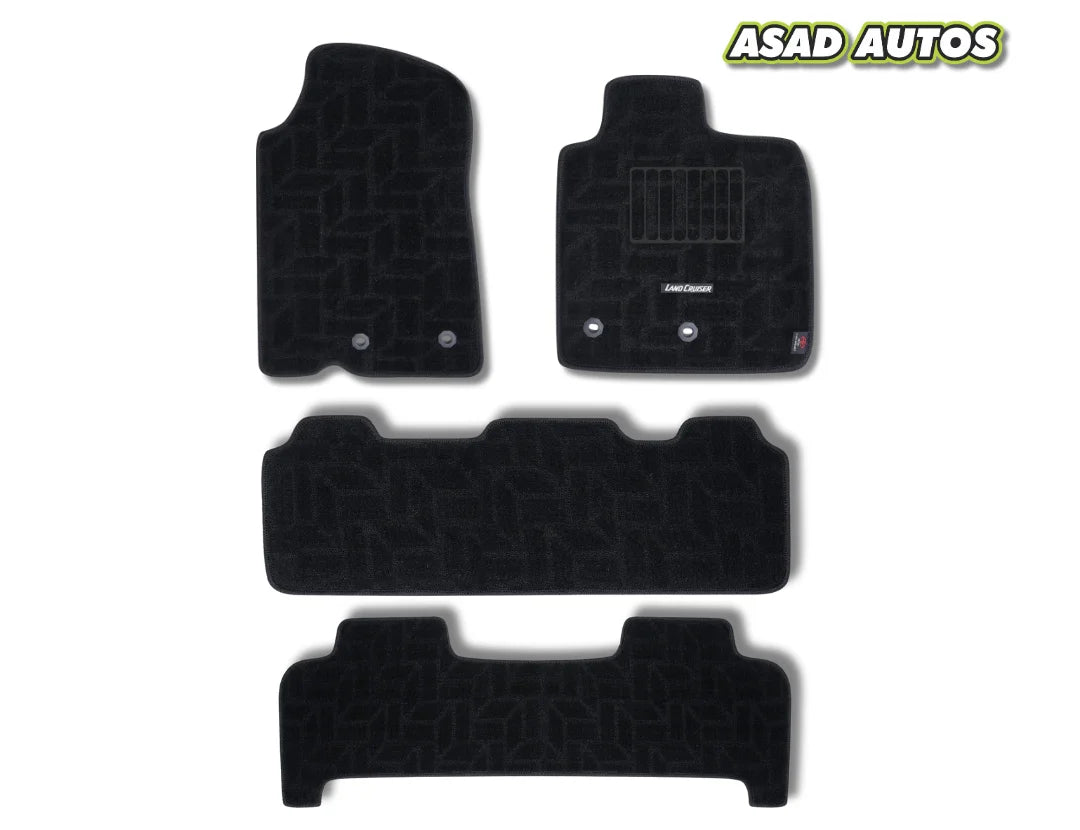 Toyota Land Cruiser 2009–2022 Premium Carpet Car Floor Mats – Custom Fit & Luxury Design
