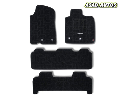 Toyota Land Cruiser 2009–2022 Premium Carpet Car Floor Mats – Custom Fit & Luxury Design