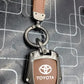 Toyota Leather Key Cover – A sleek and durable accessory designed to protect and enhance your Toyota key.
