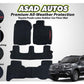Toyota Prado 2009-2021 Latex Rubber Car Floor Mats, providing durable all-weather protection, a custom fit, and a non-slip design for enhanced interior cleanliness.