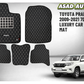 Toyota Prado 2009–2021 7D Luxury Car Floor Mats – Custom Fit, Waterproof, Premium Interior Protection

