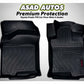 Toyota Prado TPE mats for a 5-seater providing all-weather protection and a custom fit.
