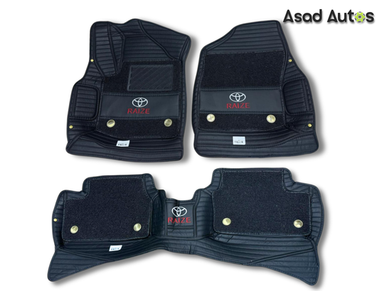 Toyota Raize 10D Floor Mats Premium Custom Fit Waterproof Car Floor Mats