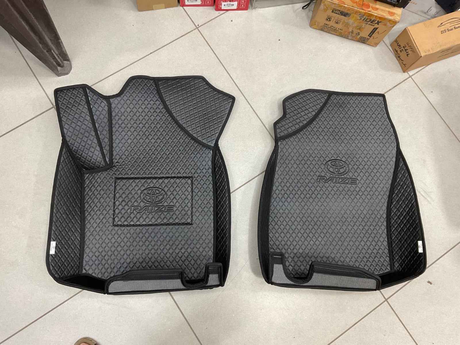 Toyota Raize 12D Floor Mats – Luxury Custom Fit, Waterproof & Durable