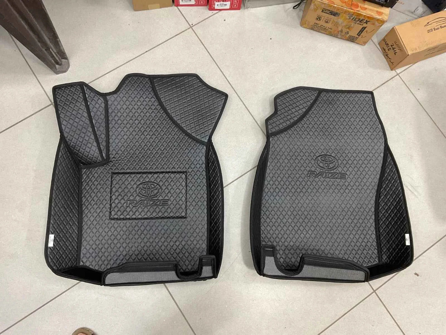 Toyota Raize 12D Floor Mats – Luxury Custom Fit, Waterproof & Durable