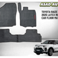 Toyota Raize 2024–2025 Latex Rubber Car Floor Mat – All-Weather Protection

