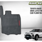 Toyota Raize 2024–2025 Latex Rubber Car Floor Mat – All-Weather Protection

