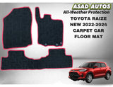 Toyota Raize New 2022–2024 Carpet Car Floor Mat – Premium Fit & Durability