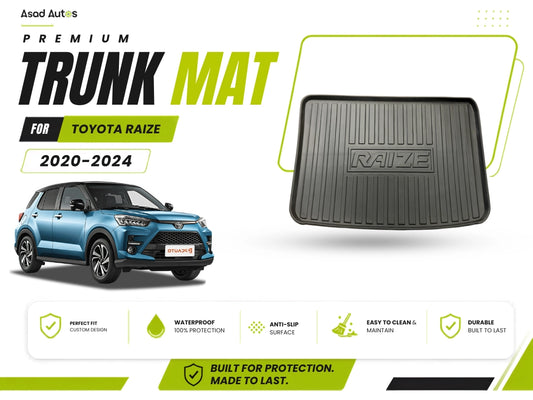 Toyota Raize Trunk Mat – Durable and Custom-Fit Cargo Protection