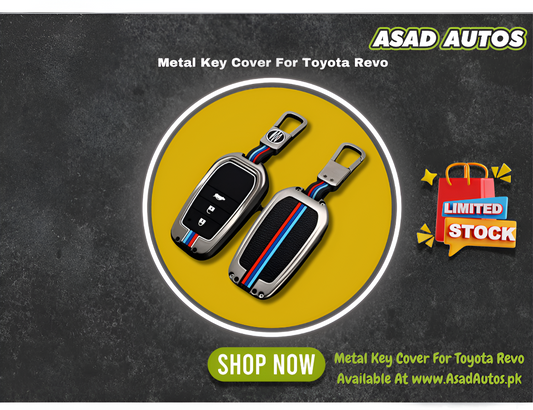 Toyota Revo Metal Key Cover – Rugged and Stylish Smart Key Case

