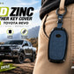 Toyota Revo key cover with zinc alloy frame and leather texture