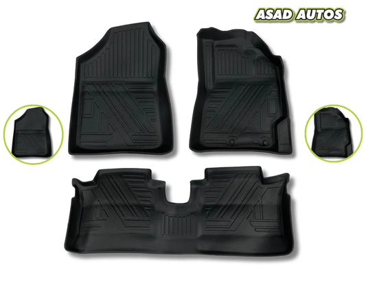 Toyota Vitz 2010-2025 TPE A+ Quality Car Floor Mats Premium Quality