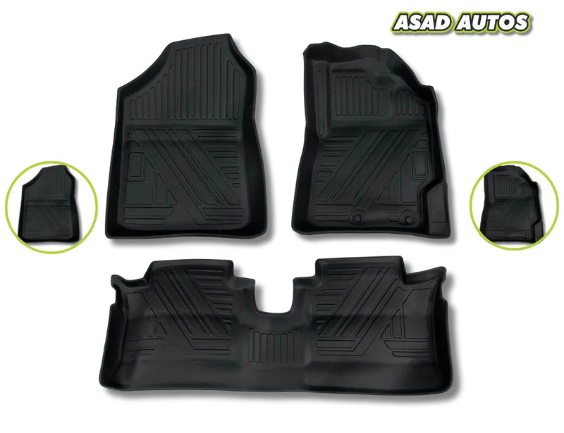 Toyota Vitz 2010-2025 TPE A+ Quality Car Floor Mats Premium Quality