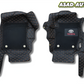 Toyota Yaris 11D Floor Mats Mix Thread Black With Black Grass – Model 2018–2025