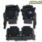 Toyota Yaris 11D Floor Mats Mix Thread Black With Black Grass – Model 2018–2025