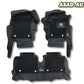 Toyota Yaris 11D Floor Mats Mix Thread Black With Black Grass – Model 2018–2025