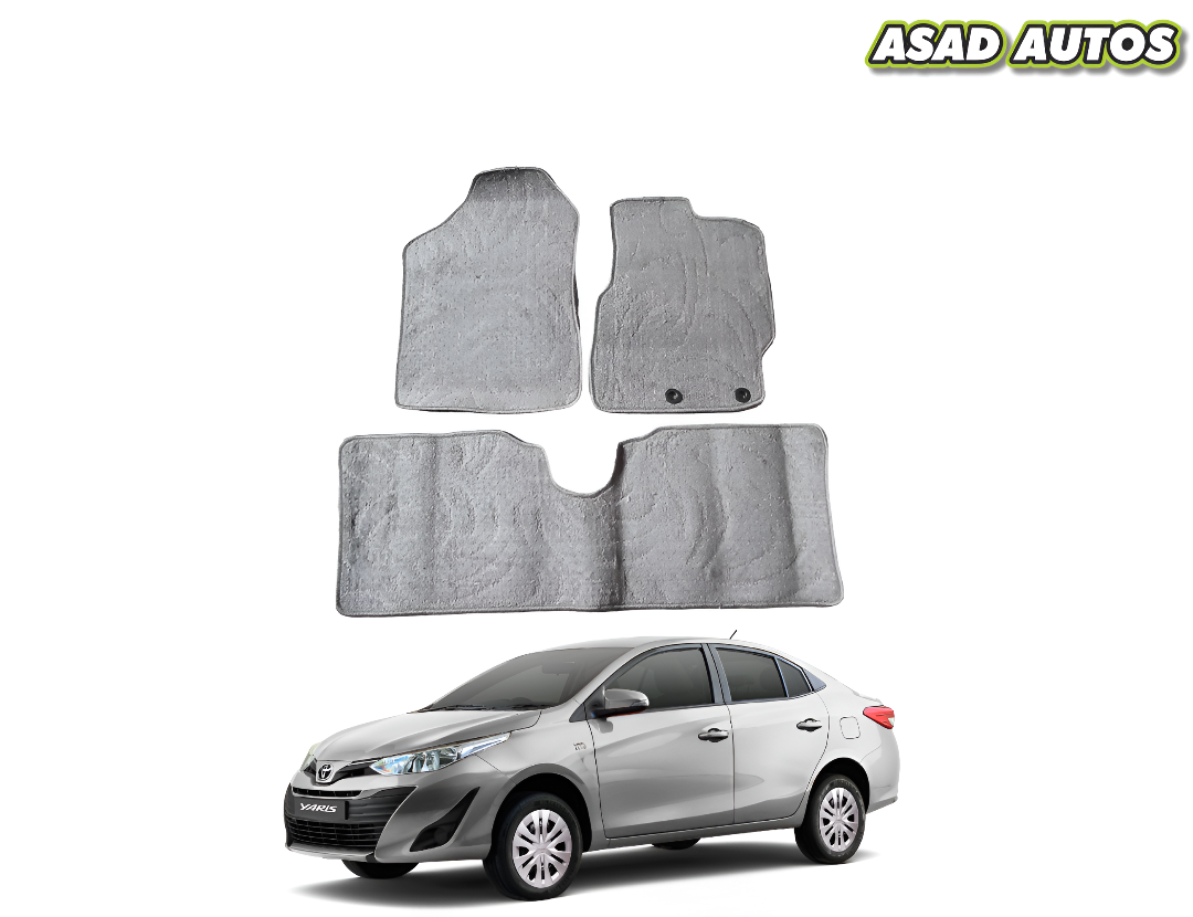 Toyota Yaris (PAK) 2018-2025 Carpet Floor Mats – Durable & Custom Fit