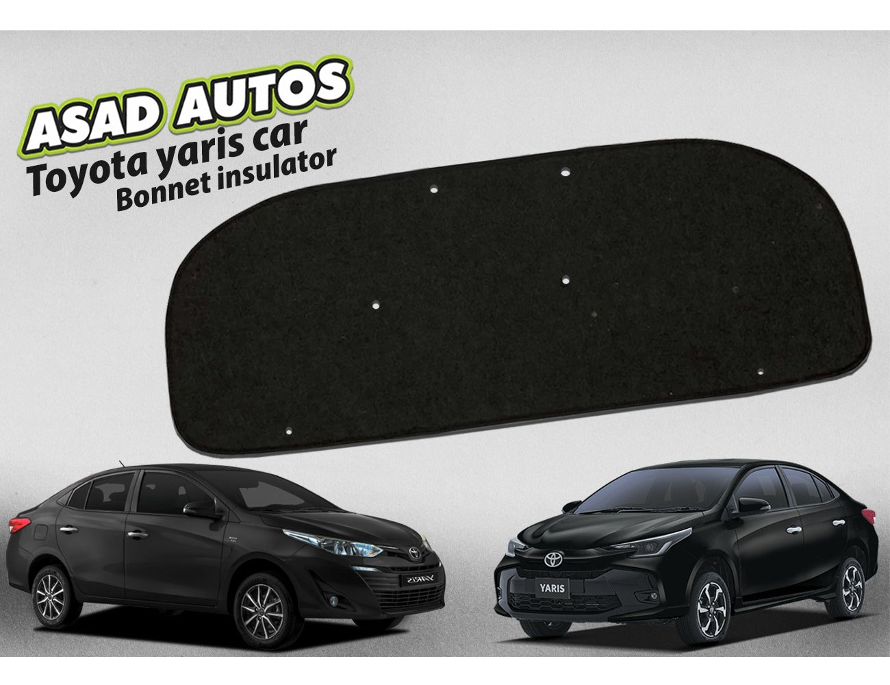 Toyota Yaris 2018–2025 Bonnet Insulator – Heat & Noise Reduction Engine Pad

