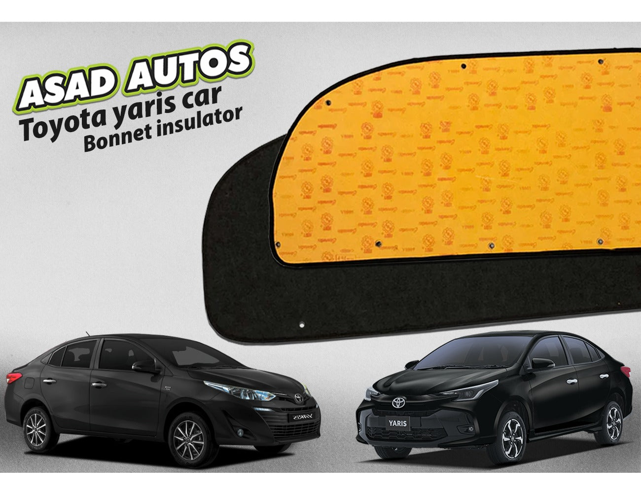 Toyota Yaris 2018–2025 Bonnet Insulator – Heat & Noise Reduction Engine Pad

