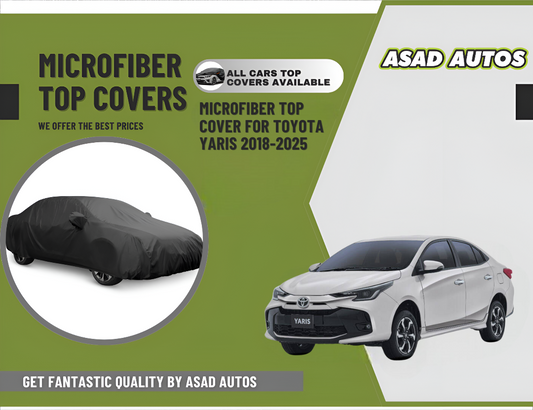 Microfiber Top Cover for Toyota Yaris (2018–2025) – Dustproof, Heat-Resistant, Premium Fit