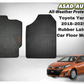 Toyota Yaris 2018–2025 Rubber Latex Car Floor Mats – Premium All-Weather Protection & Custom Fit