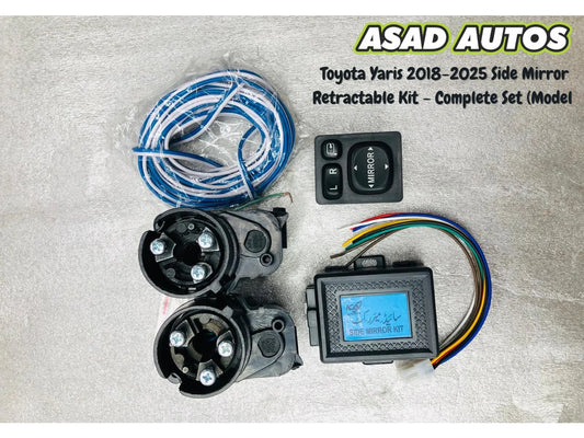 Toyota Yaris 2018–2025 Side Mirror Retractable Kit – Complete Set (Model 
