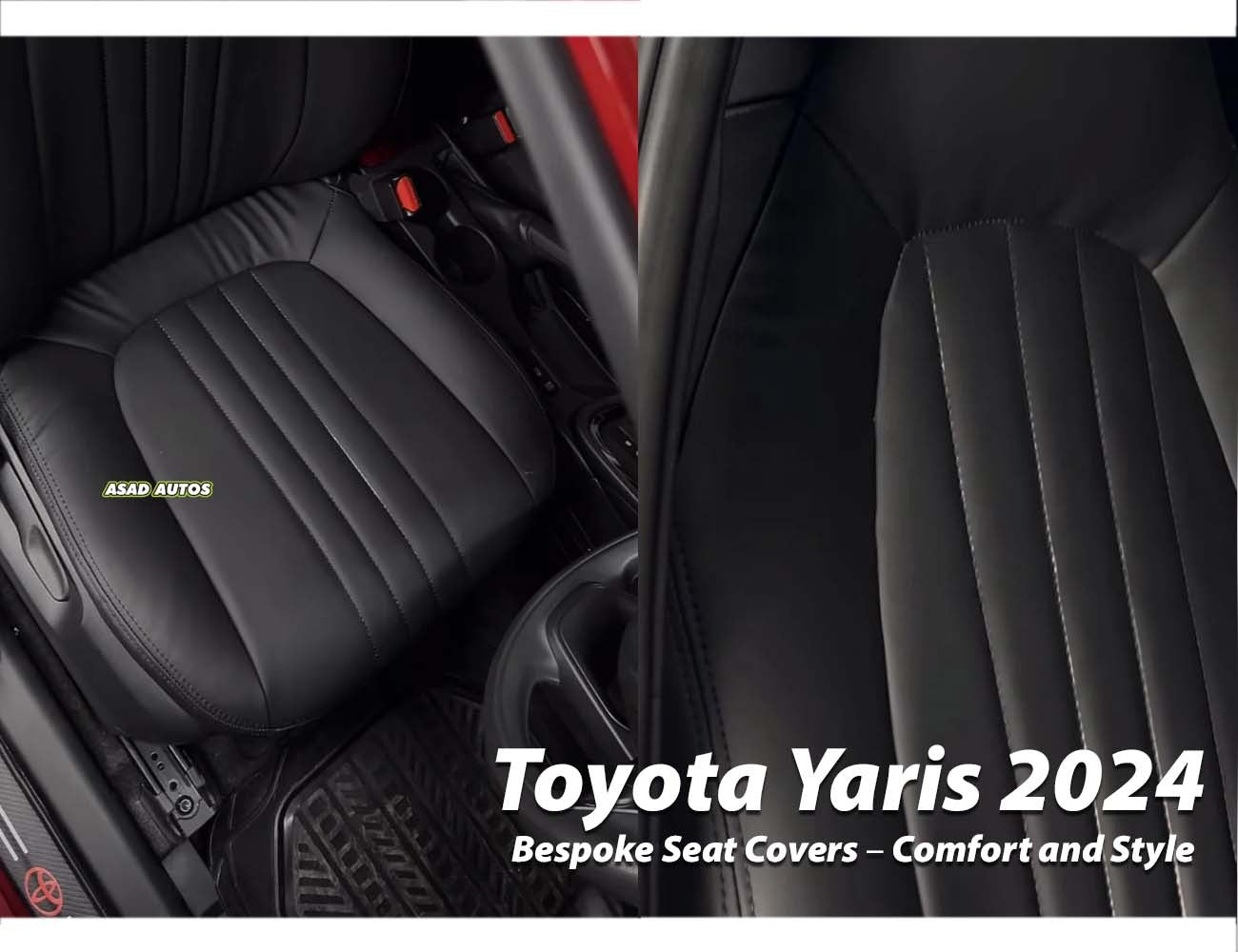 Toyota Yaris 2024 Bespoke Seat Covers – Premium Comfort and Style
