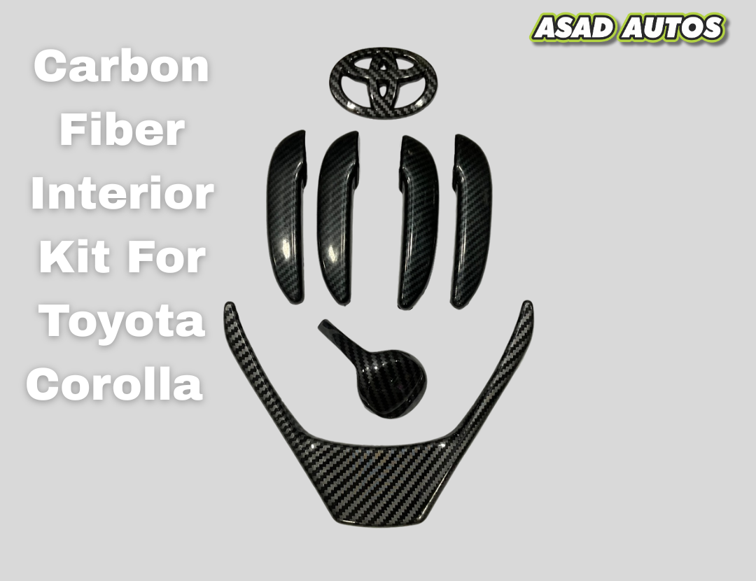 Toyota Corolla 2014-2024 Carbon Fiber Interior Kit