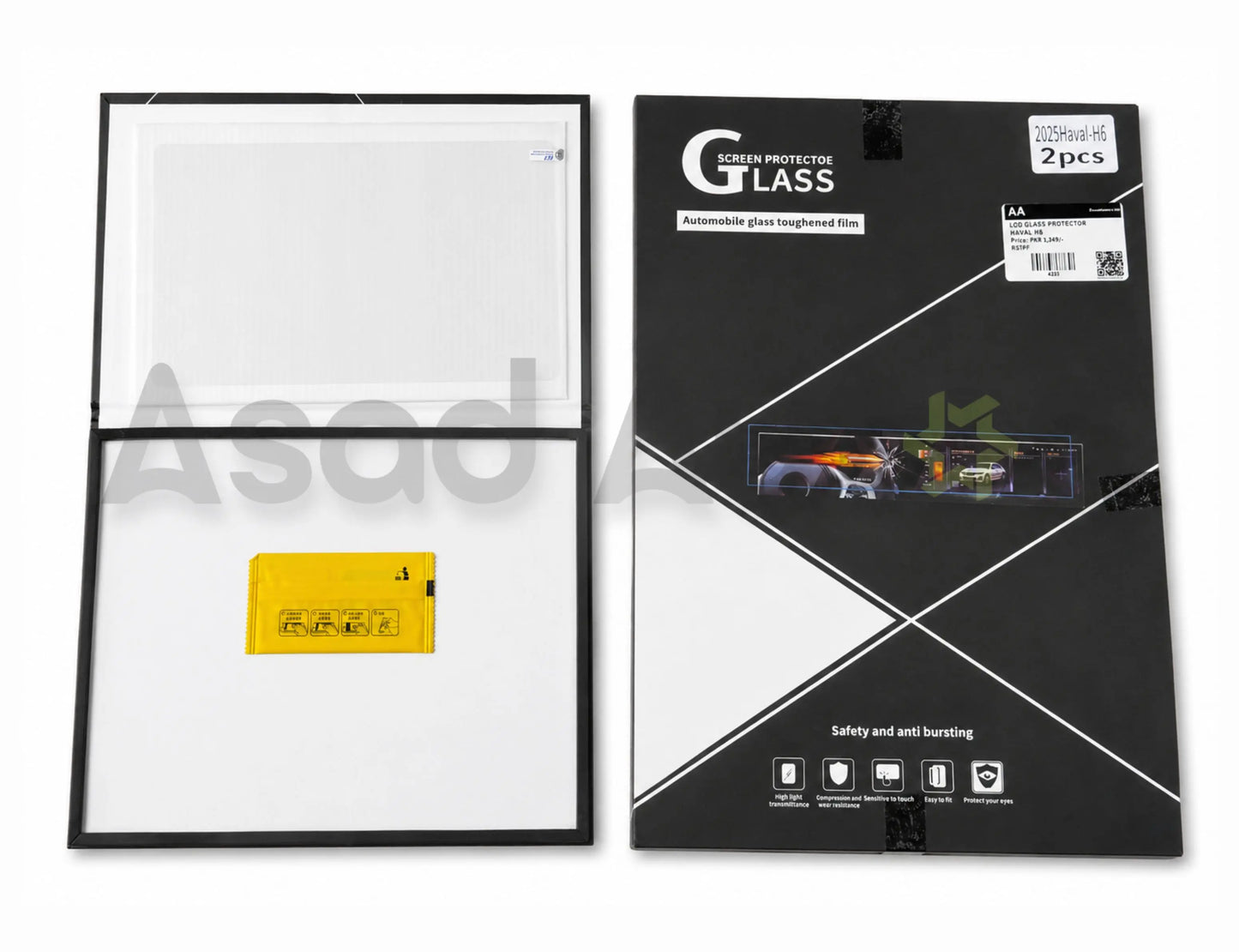 Glass Protector Transparent For LCD Screen & Meter For Haval H6 Facelift 2025-2026