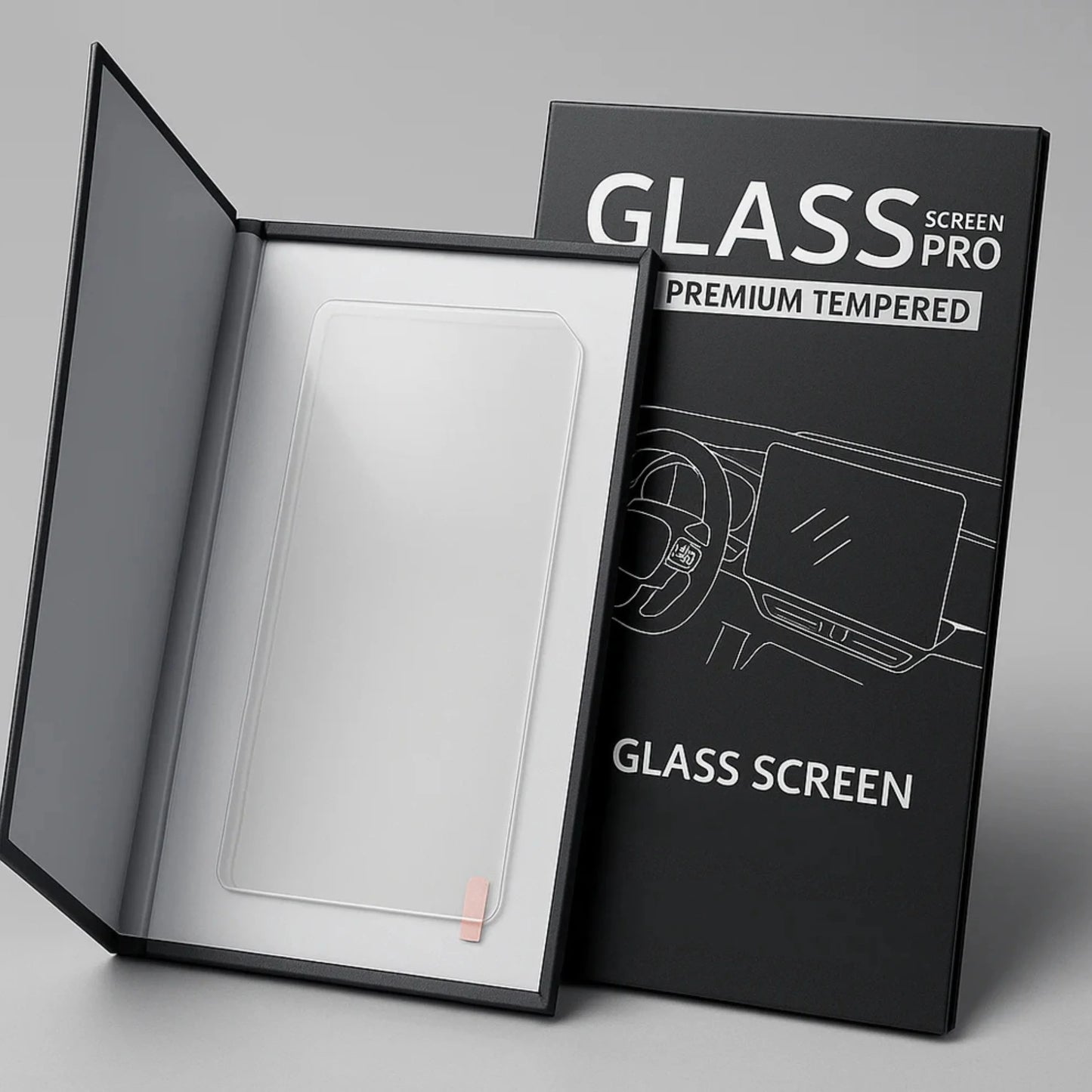 Transparent tempered glass protector for Jetour X70 Plus 2025-2026 LCD screen and meter