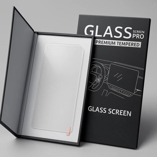 Transparent tempered glass protector for Jetour X70 Plus 2025-2026 LCD screen and meter