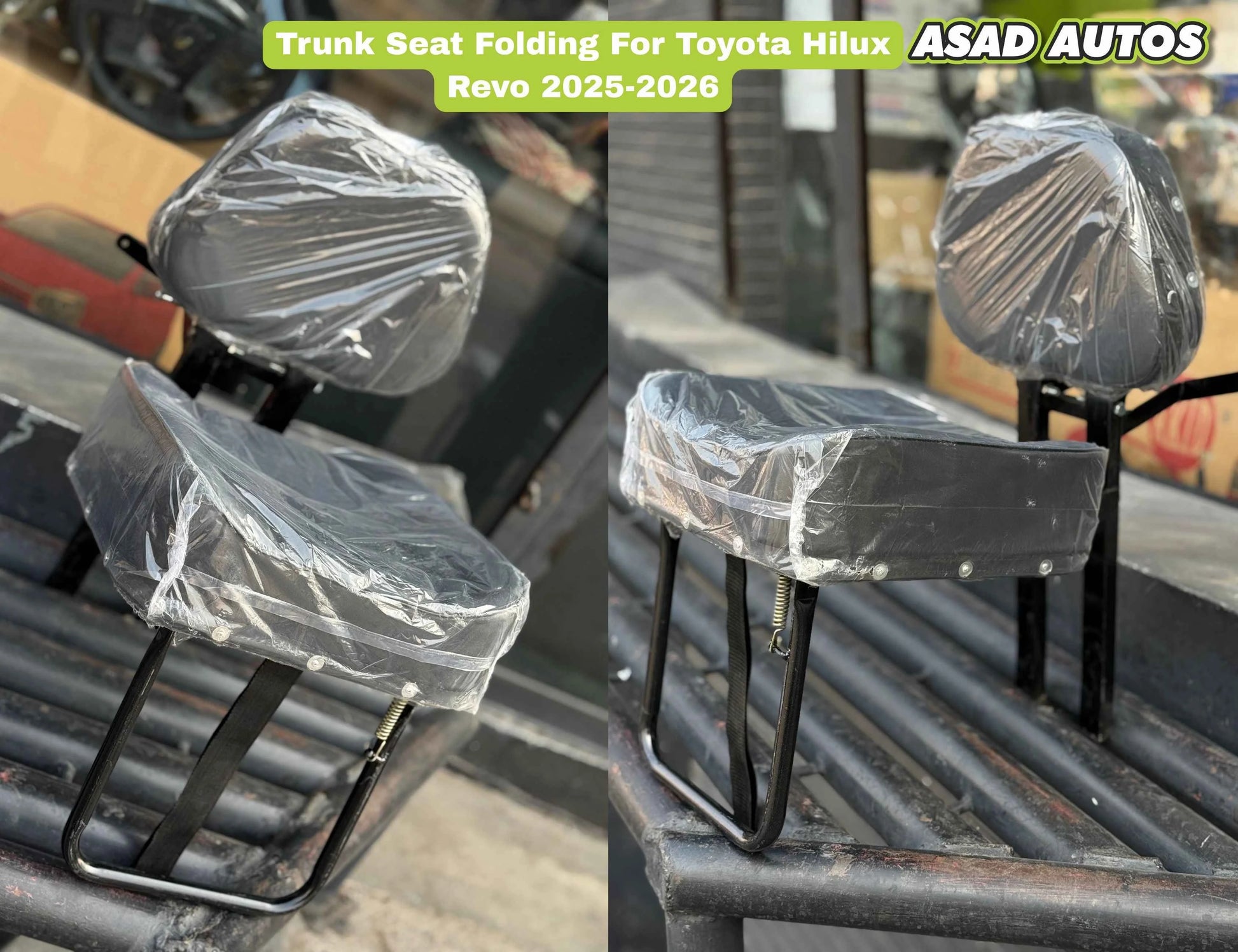 Trunk Seat Folding for Toyota Hilux Revo 2025–2026