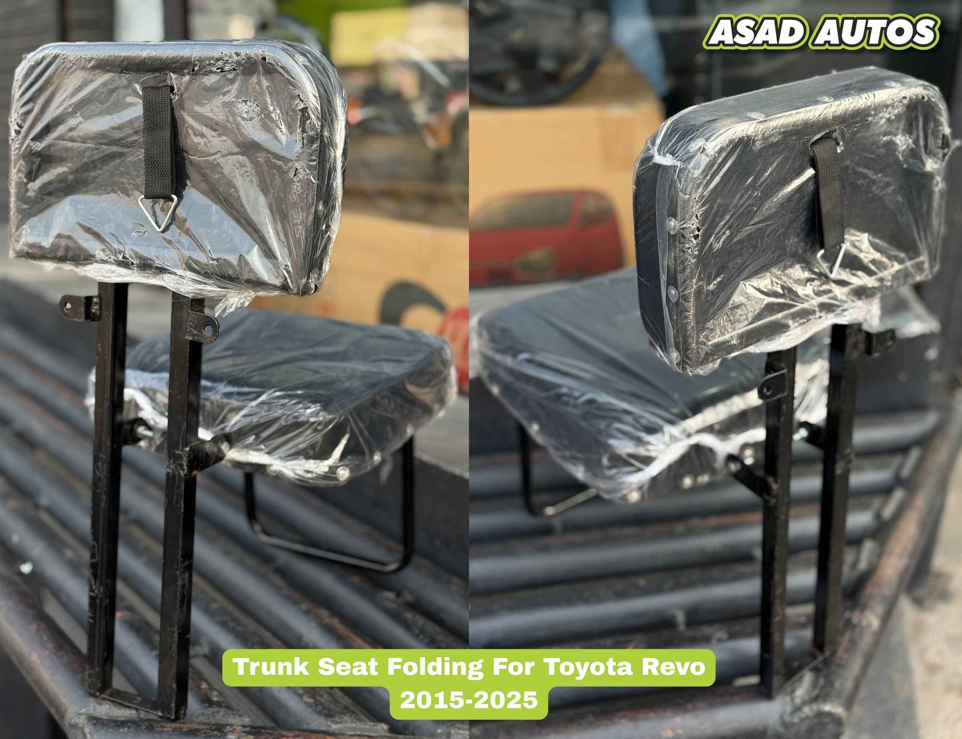 Trunk Seat Folding for Toyota Hilux Revo 2015–2025 – Custom Fit