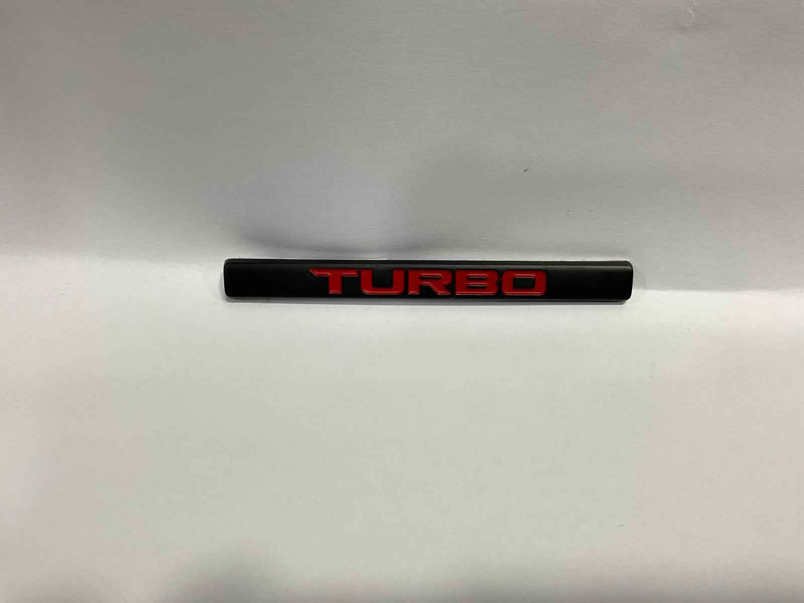 Turbo Monogram Emblem Logo – Premium Car Badge for a Sporty Look