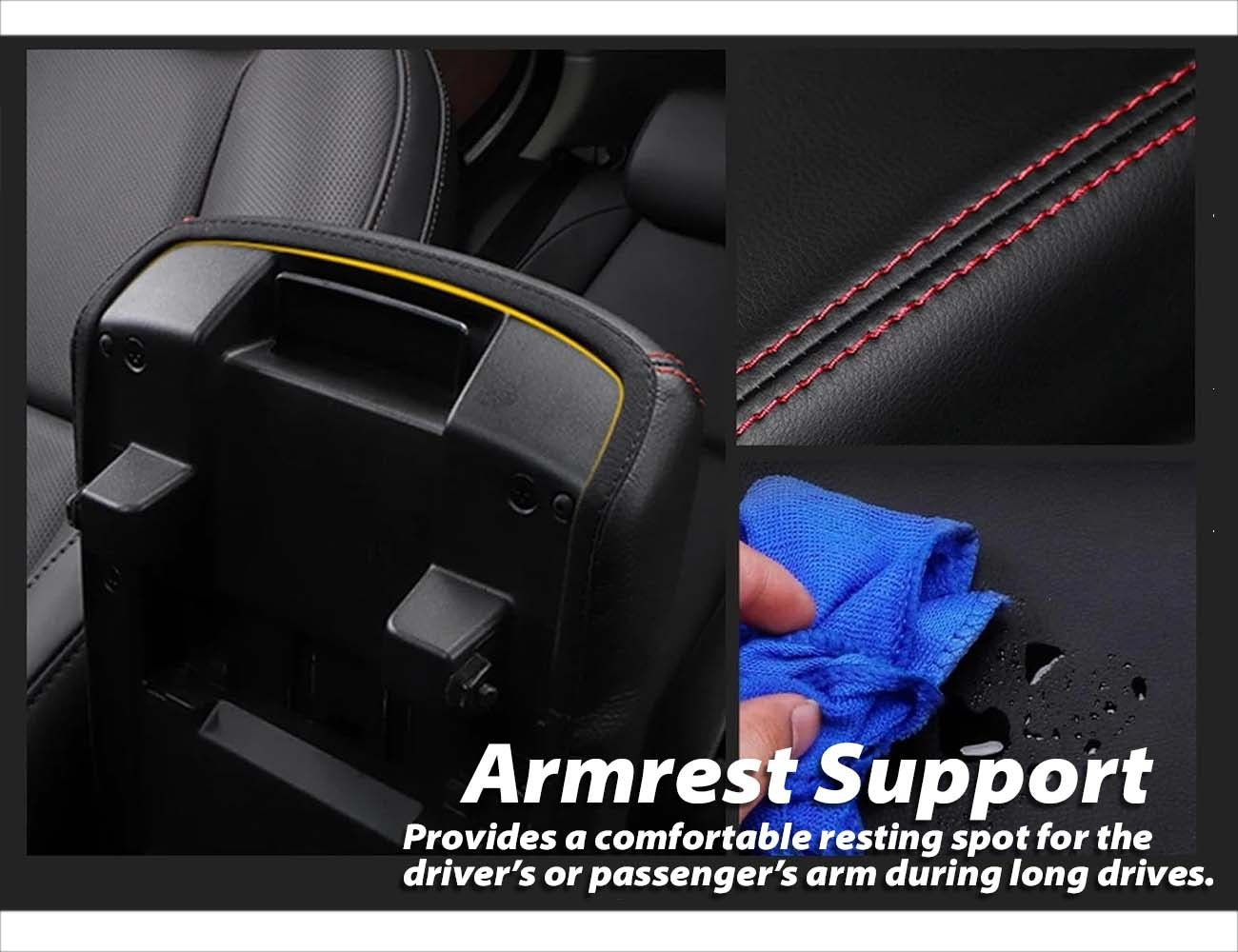 Universal Car Arm Console Box with ergonomic design, extra storage, and compatibility for most car models.

