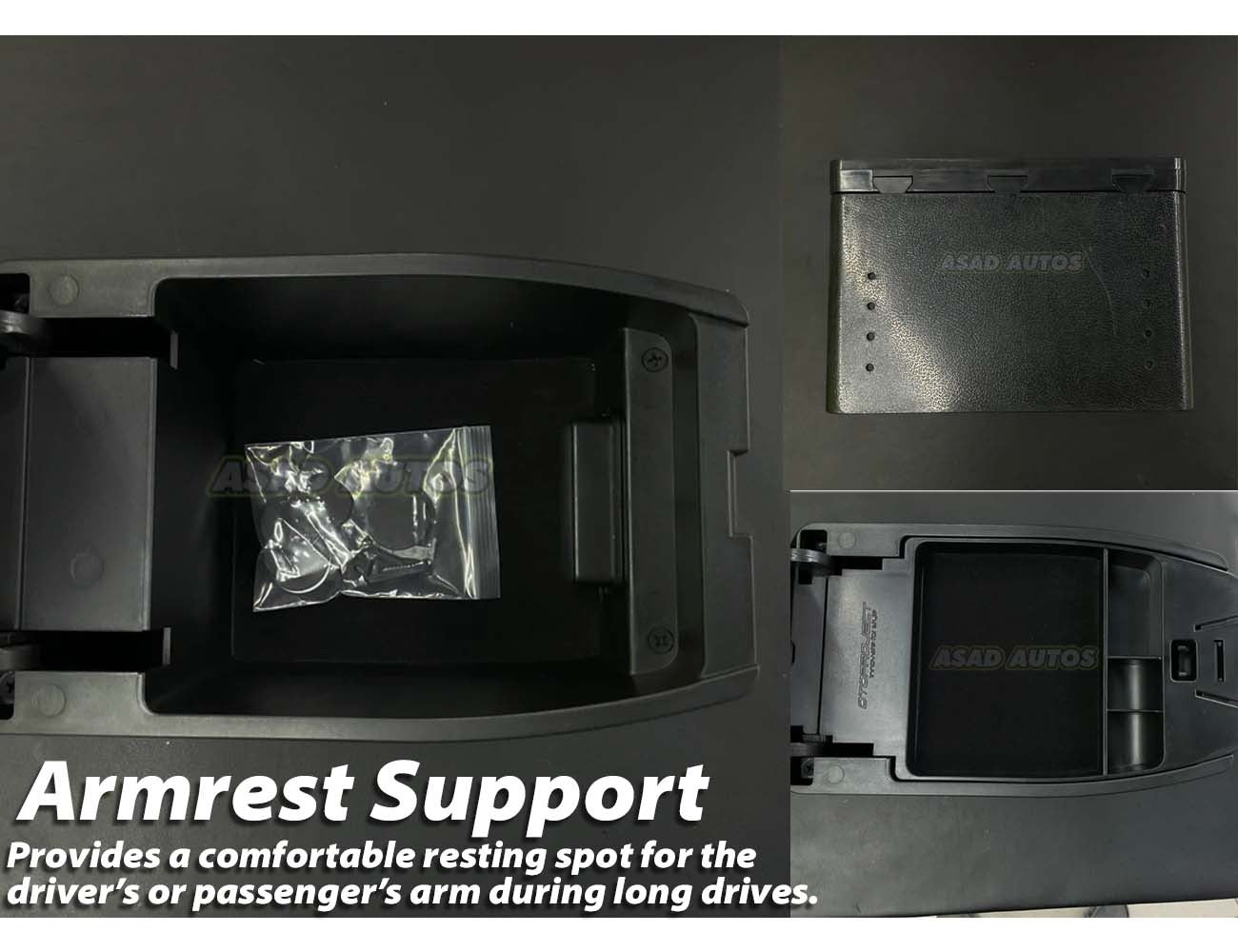 Universal Car Arm Console Box with ergonomic design, extra storage, and compatibility for most car models.
